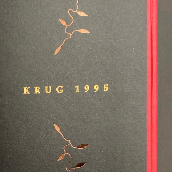 Krug Champagne box Vintage 1995 with card - Picture 9 of 14